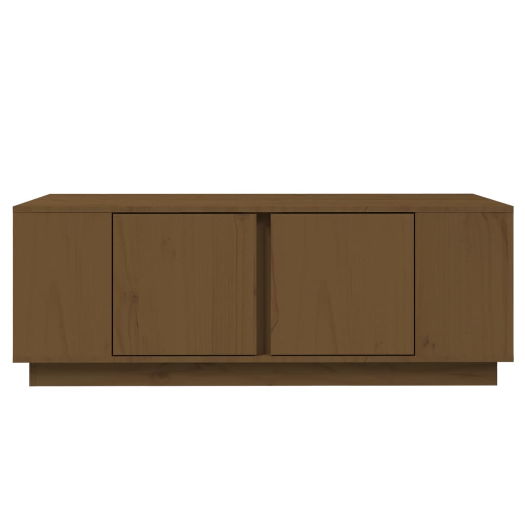 Salontafel 110x50x40 cm massief grenenhout honingbruin is nu te koop bij PeponiXL, paradijselijk wonen!