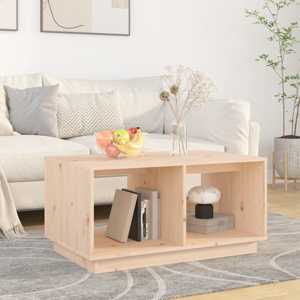 Salontafel 80x50x40 cm massief grenenhout is nu te koop bij PeponiXL, paradijselijk wonen!