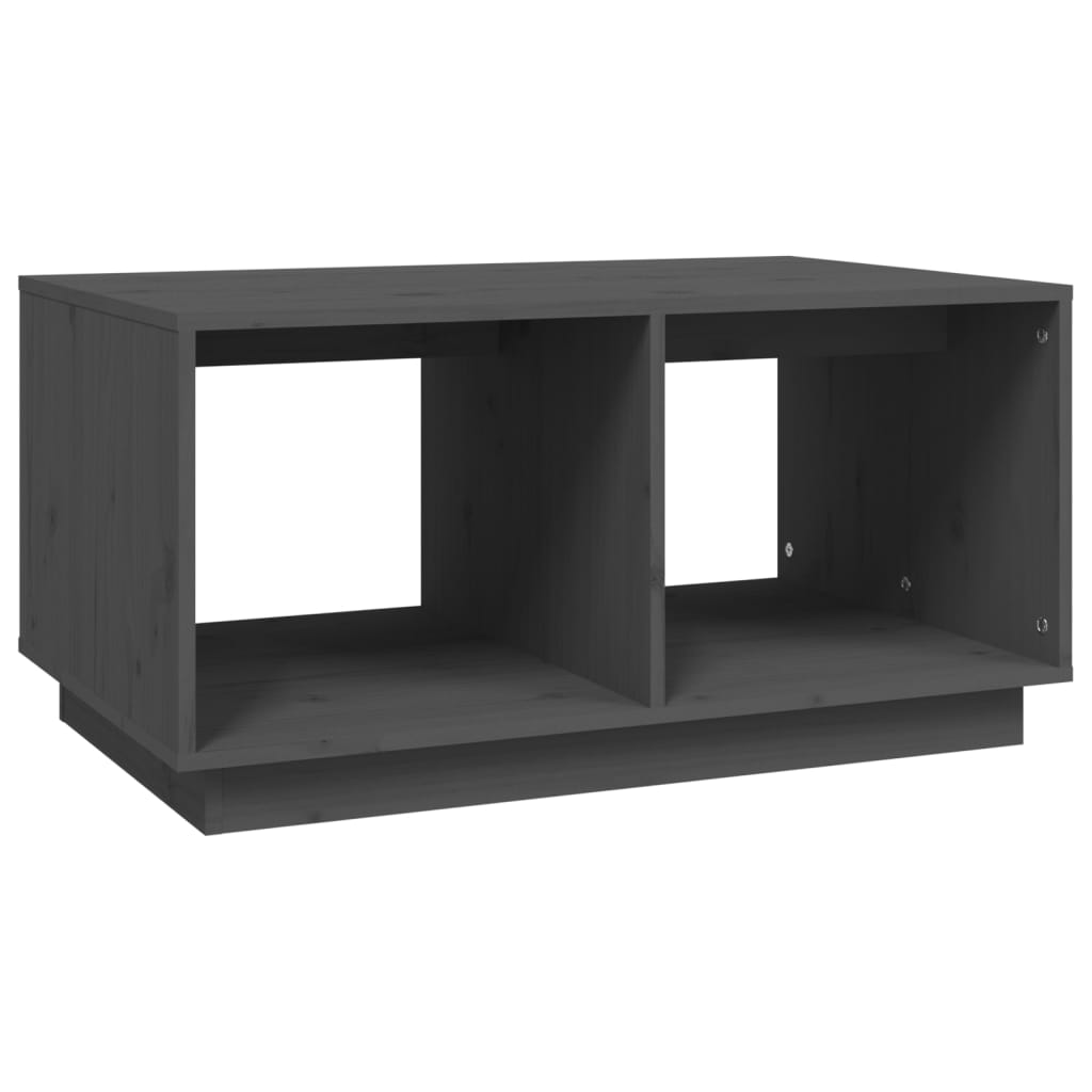 Salontafel 80x50x40 cm massief grenenhout grijs is nu te koop bij PeponiXL, paradijselijk wonen!