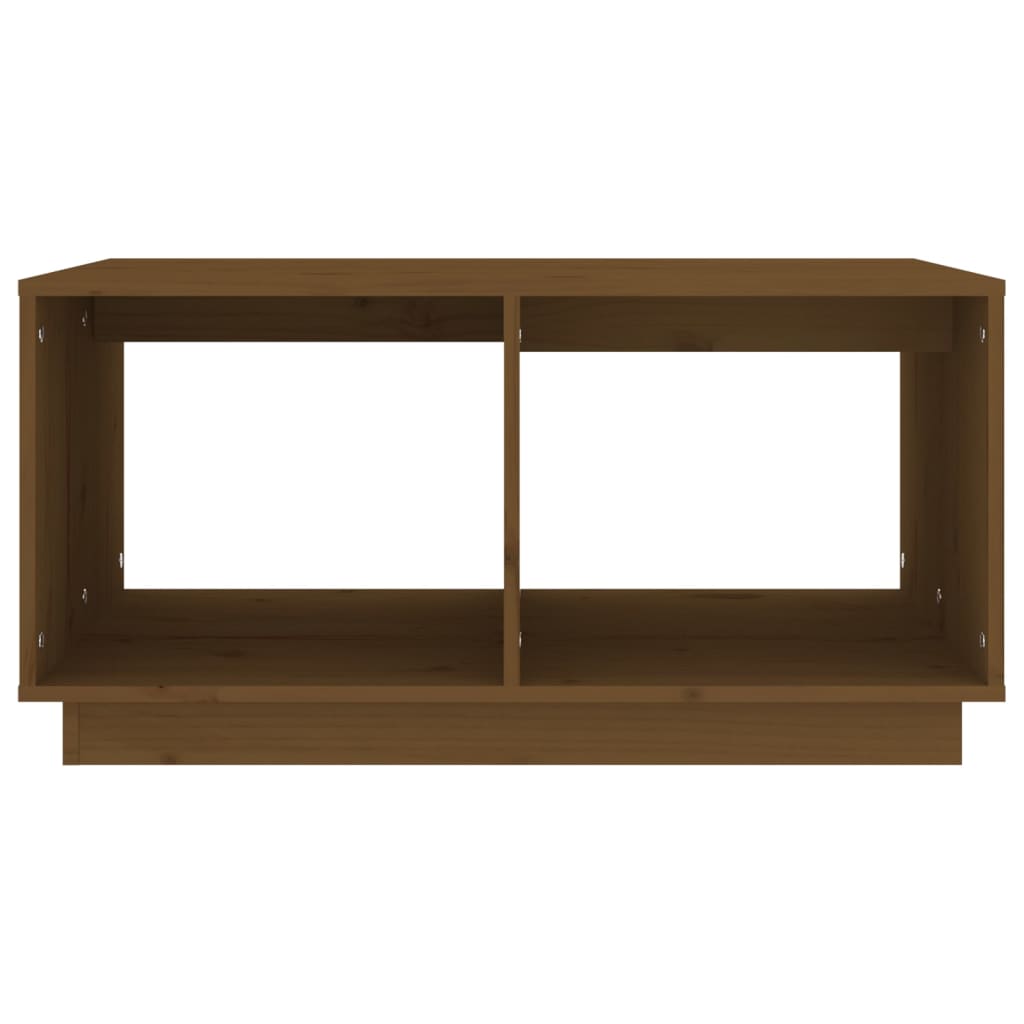 Salontafel 80x50x40 cm massief grenenhout honingbruin is nu te koop bij PeponiXL, paradijselijk wonen!