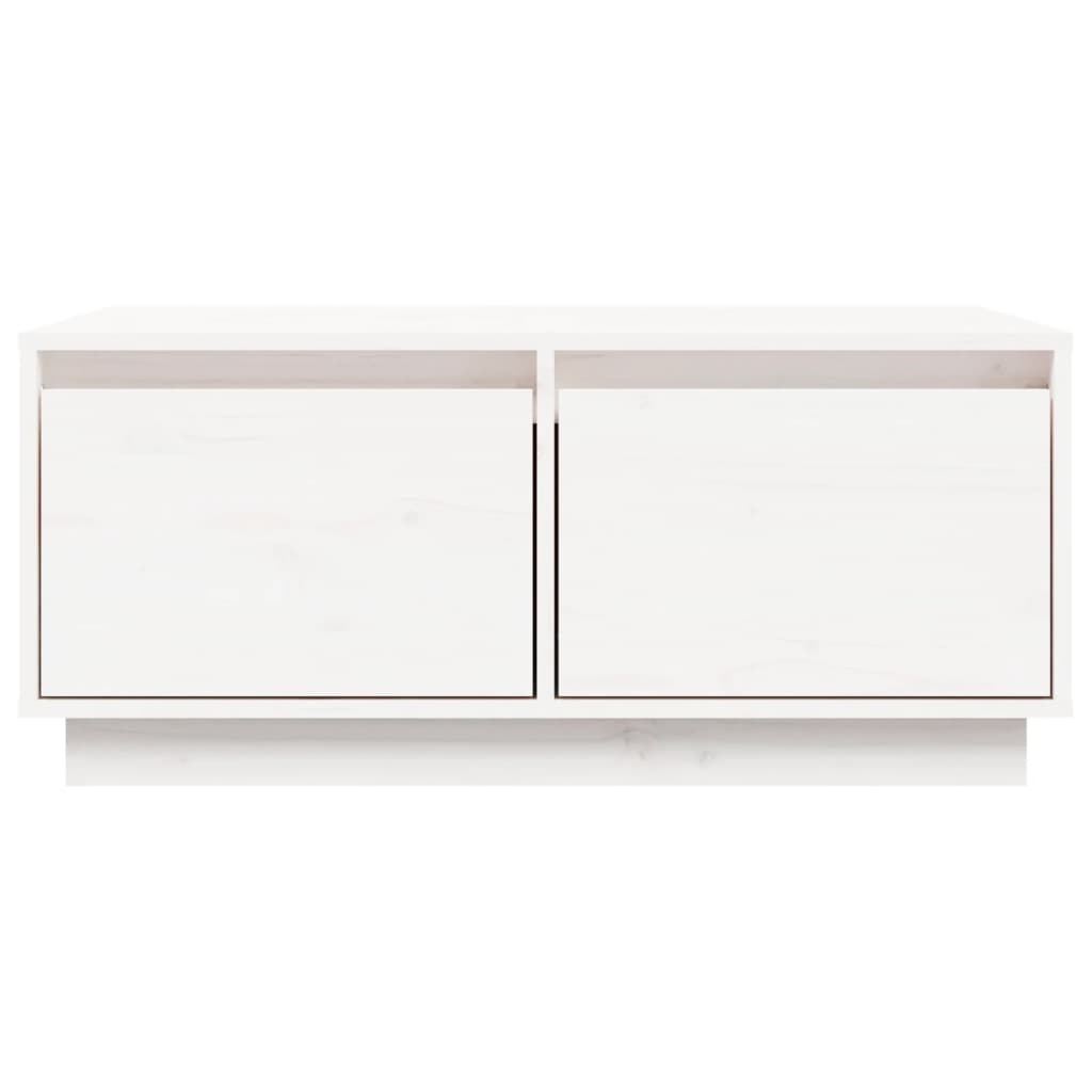 Salontafel 80x50x35 cm massief grenenhout wit is nu te koop bij PeponiXL, paradijselijk wonen!