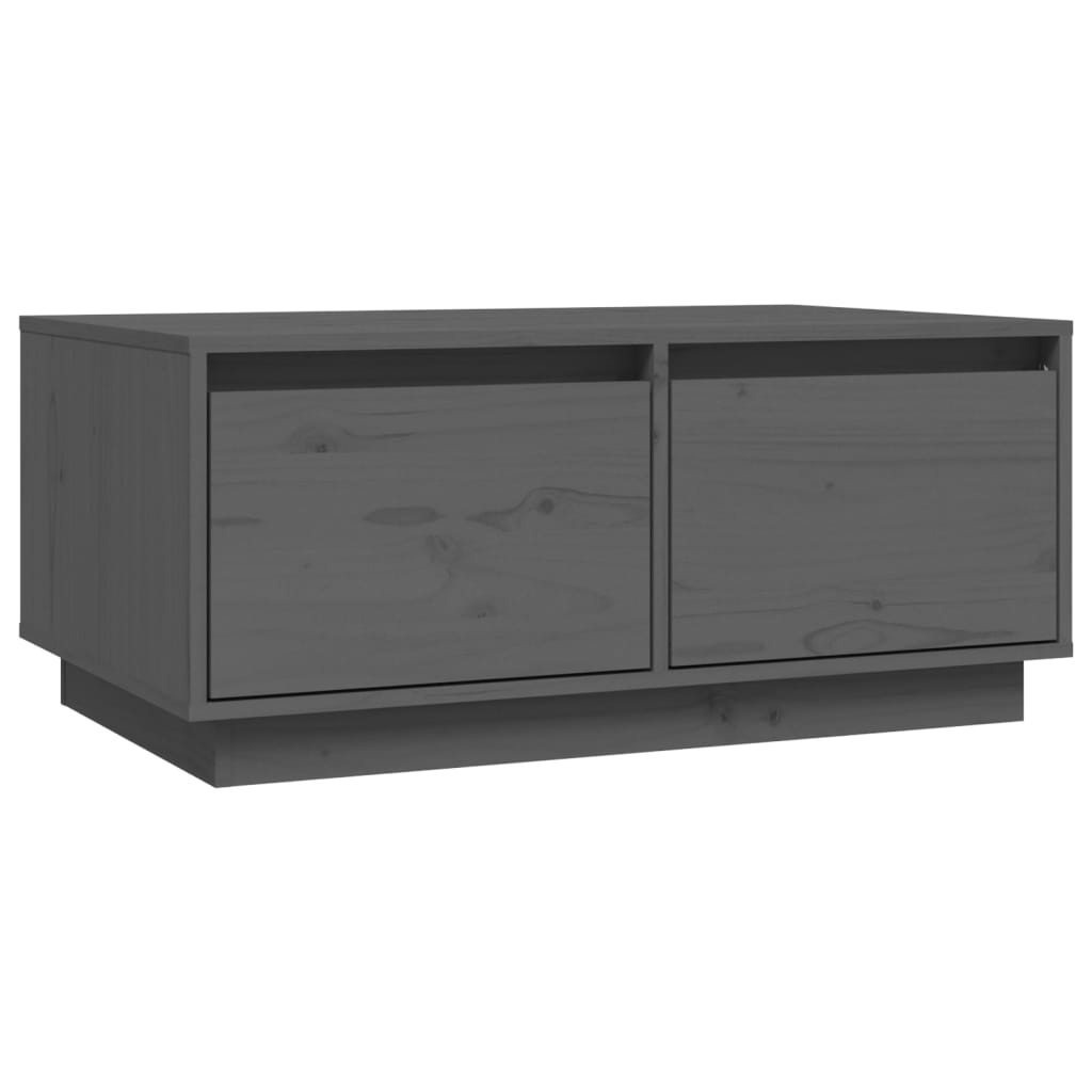Salontafel 80x50x35 cm massief grenenhout grijs is nu te koop bij PeponiXL, paradijselijk wonen!