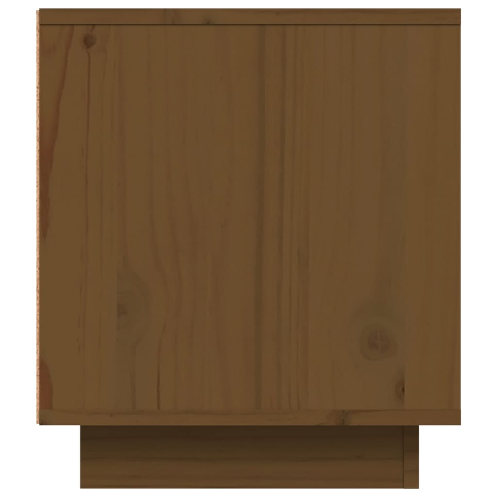 Tv-meubel 80x35x40,5 cm massief grenenhout honingbruin is nu te koop bij PeponiXL, paradijselijk wonen!