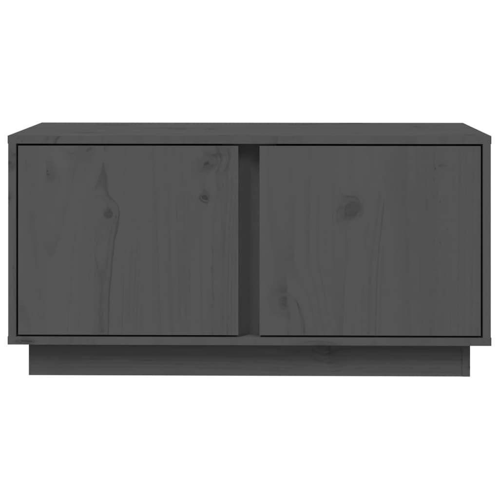Tv-meubel 80x35x40,5 cm massief grenenhout grijs is nu te koop bij PeponiXL, paradijselijk wonen!