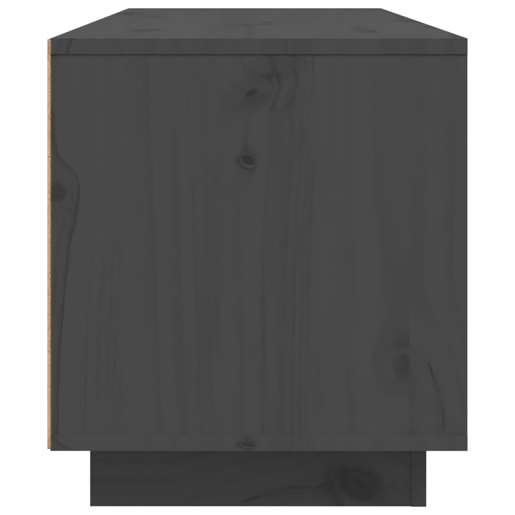 Tv-meubel 80x35x40,5 cm massief grenenhout grijs is nu te koop bij PeponiXL, paradijselijk wonen!