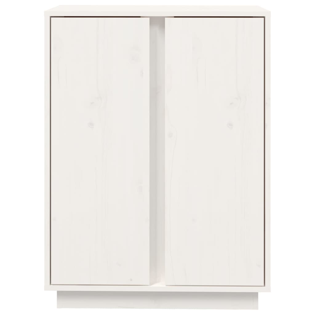 Dressoir 60x35x80 cm massief grenenhout wit is nu te koop bij PeponiXL, paradijselijk wonen!