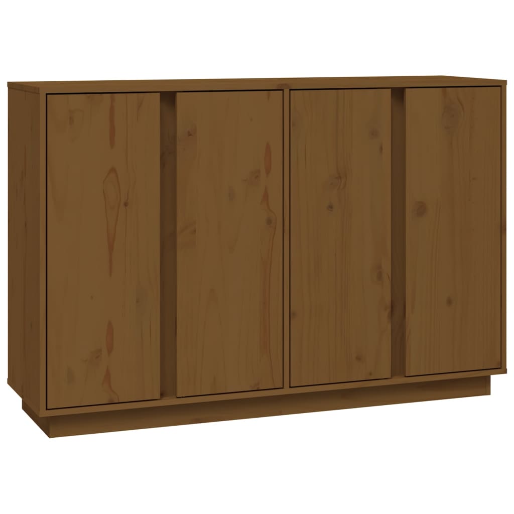 Dressoir 120x35x80 cm massief grenenhout honingbruin is nu te koop bij PeponiXL, paradijselijk wonen!