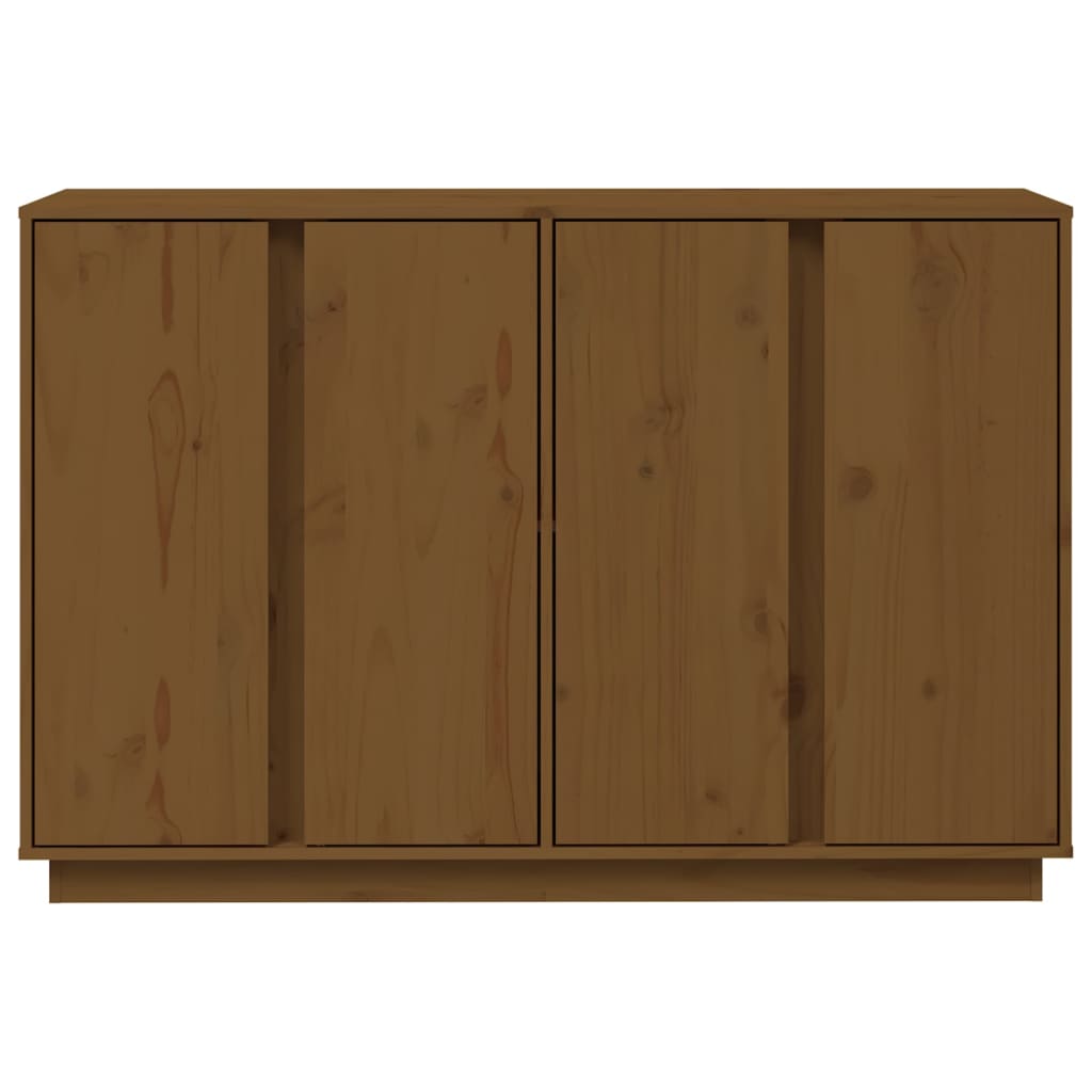 Dressoir 120x35x80 cm massief grenenhout honingbruin is nu te koop bij PeponiXL, paradijselijk wonen!
