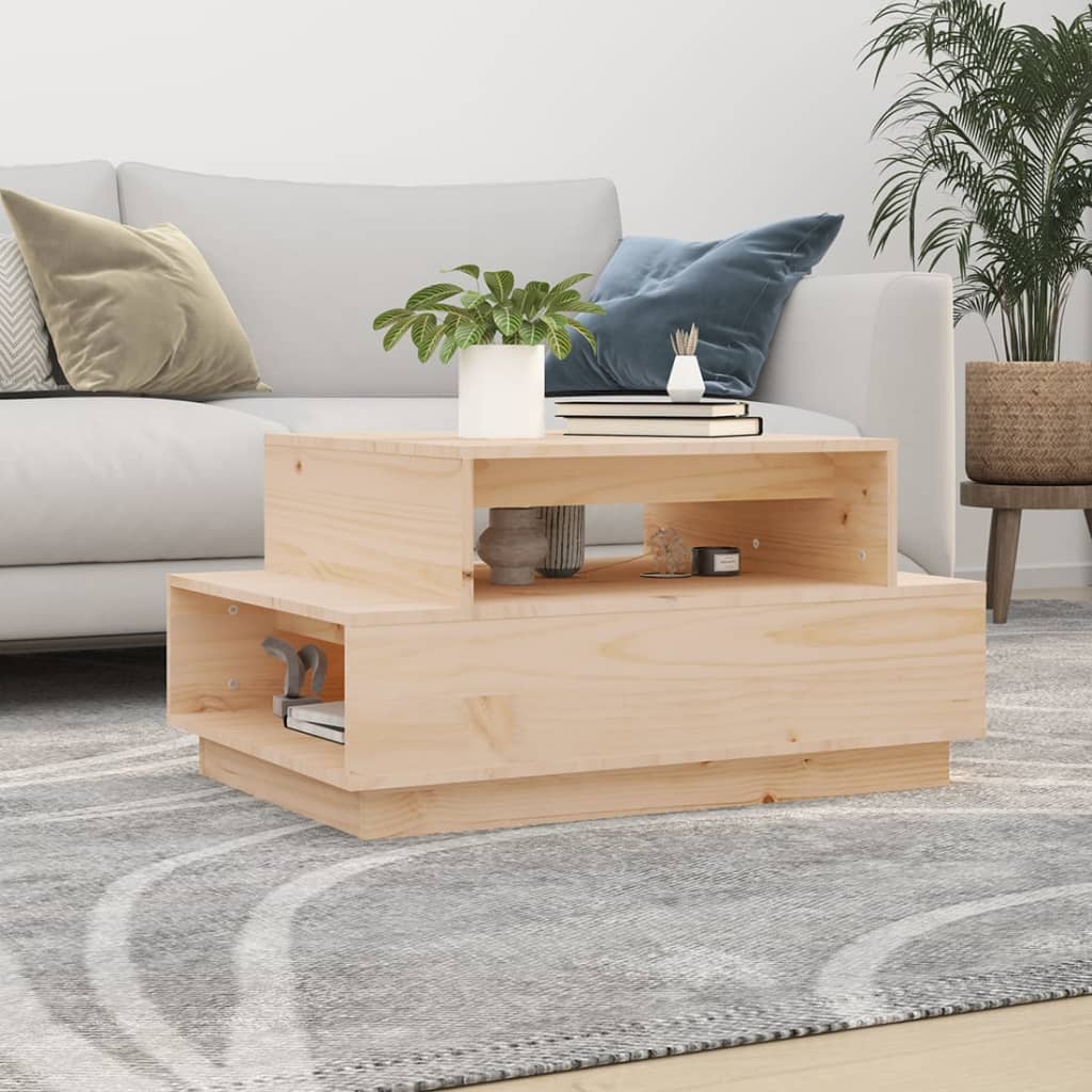 Salontafel 80x55x40,5 cm massief grenenhout is nu te koop bij PeponiXL, paradijselijk wonen!