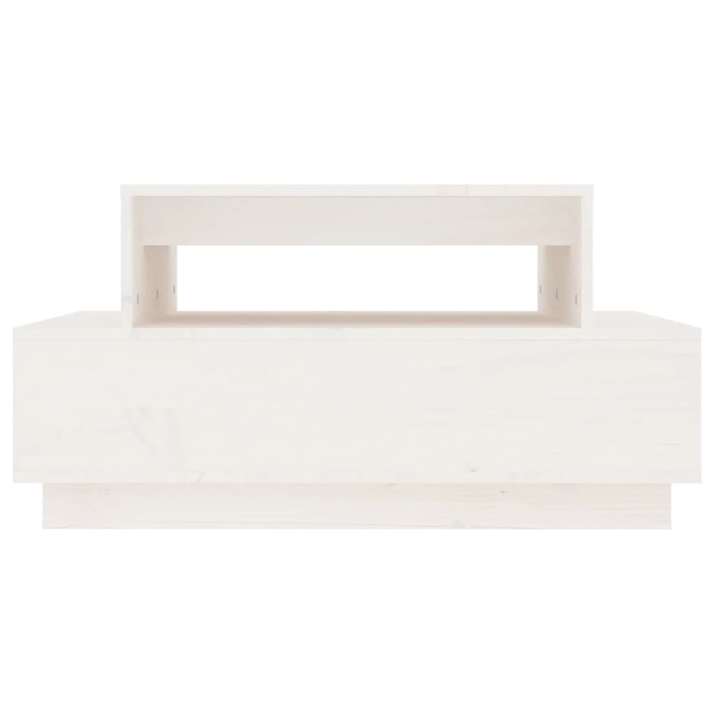 Salontafel 80x55x40,5 cm massief grenenhout wit is nu te koop bij PeponiXL, paradijselijk wonen!