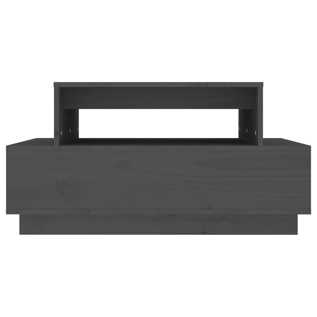 Salontafel 80x55x40,5 cm massief grenenhout grijs is nu te koop bij PeponiXL, paradijselijk wonen!