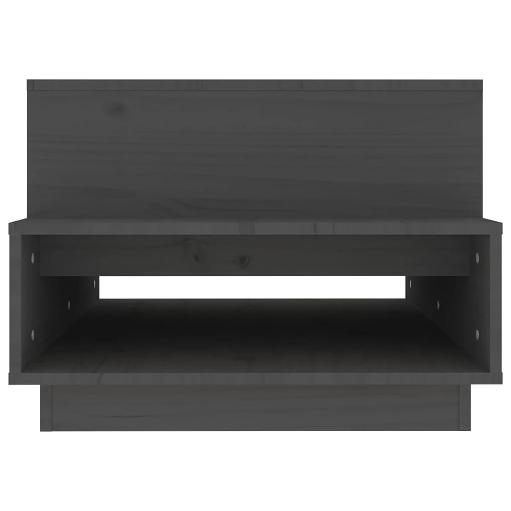 Salontafel 80x55x40,5 cm massief grenenhout grijs is nu te koop bij PeponiXL, paradijselijk wonen!