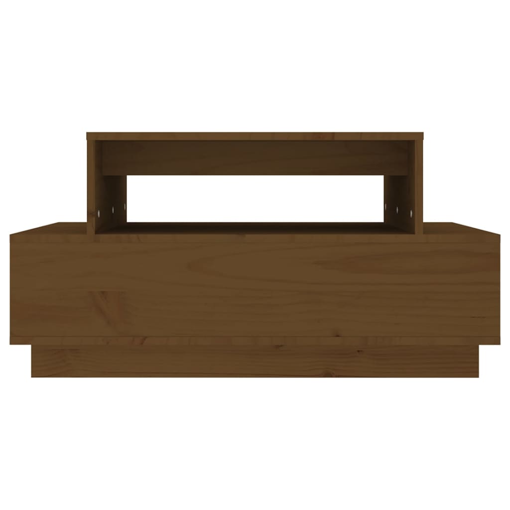 Salontafel 80x55x40,5 cm massief grenenhout honingbruin is nu te koop bij PeponiXL, paradijselijk wonen!