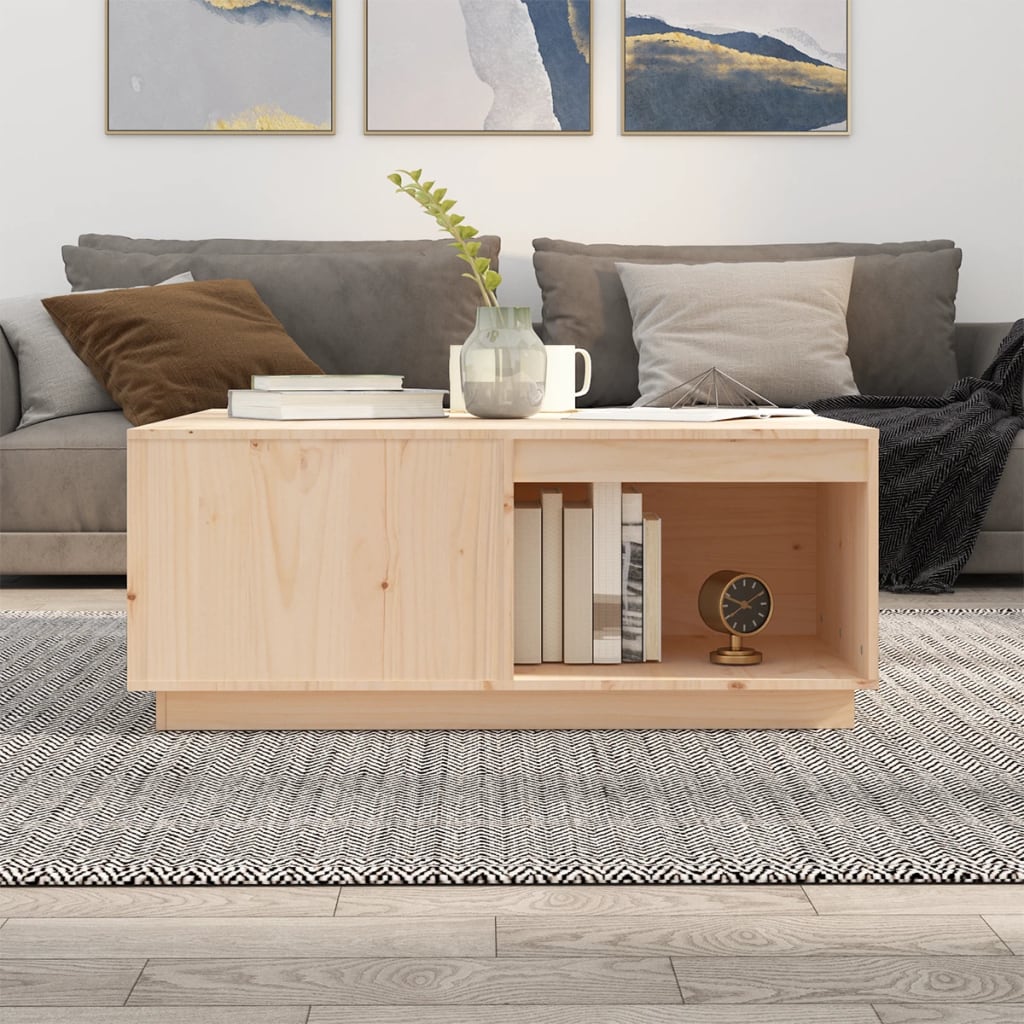 Salontafel 100x101x40,5 cm massief grenenhout is nu te koop bij PeponiXL, paradijselijk wonen!