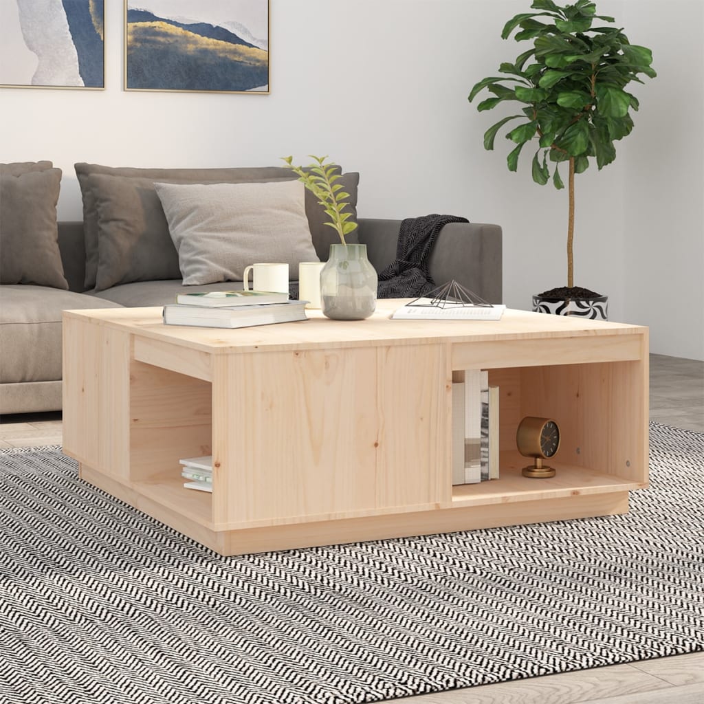Salontafel 100x101x40,5 cm massief grenenhout is nu te koop bij PeponiXL, paradijselijk wonen!