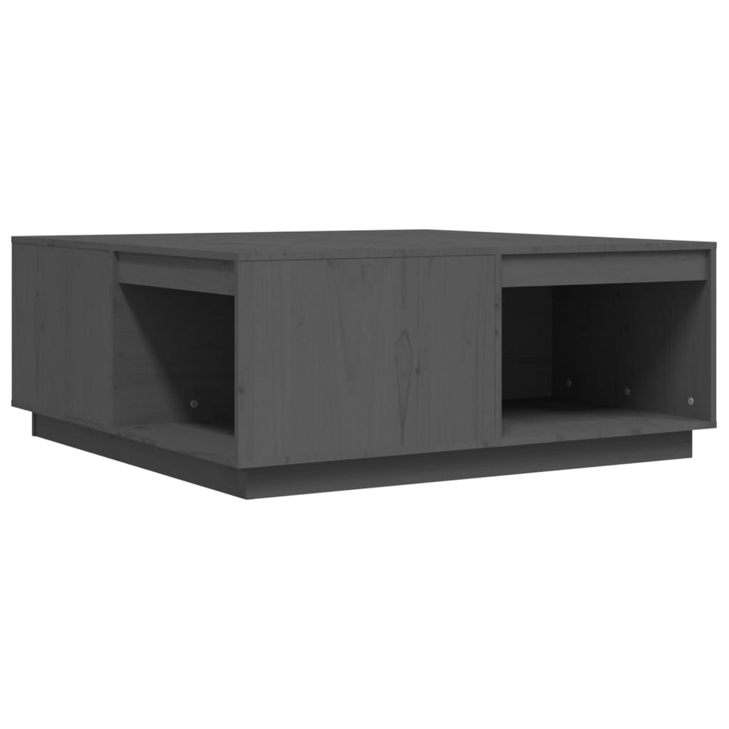 Salontafel 100x101x40,5 cm massief grenenhout grijs is nu te koop bij PeponiXL, paradijselijk wonen!