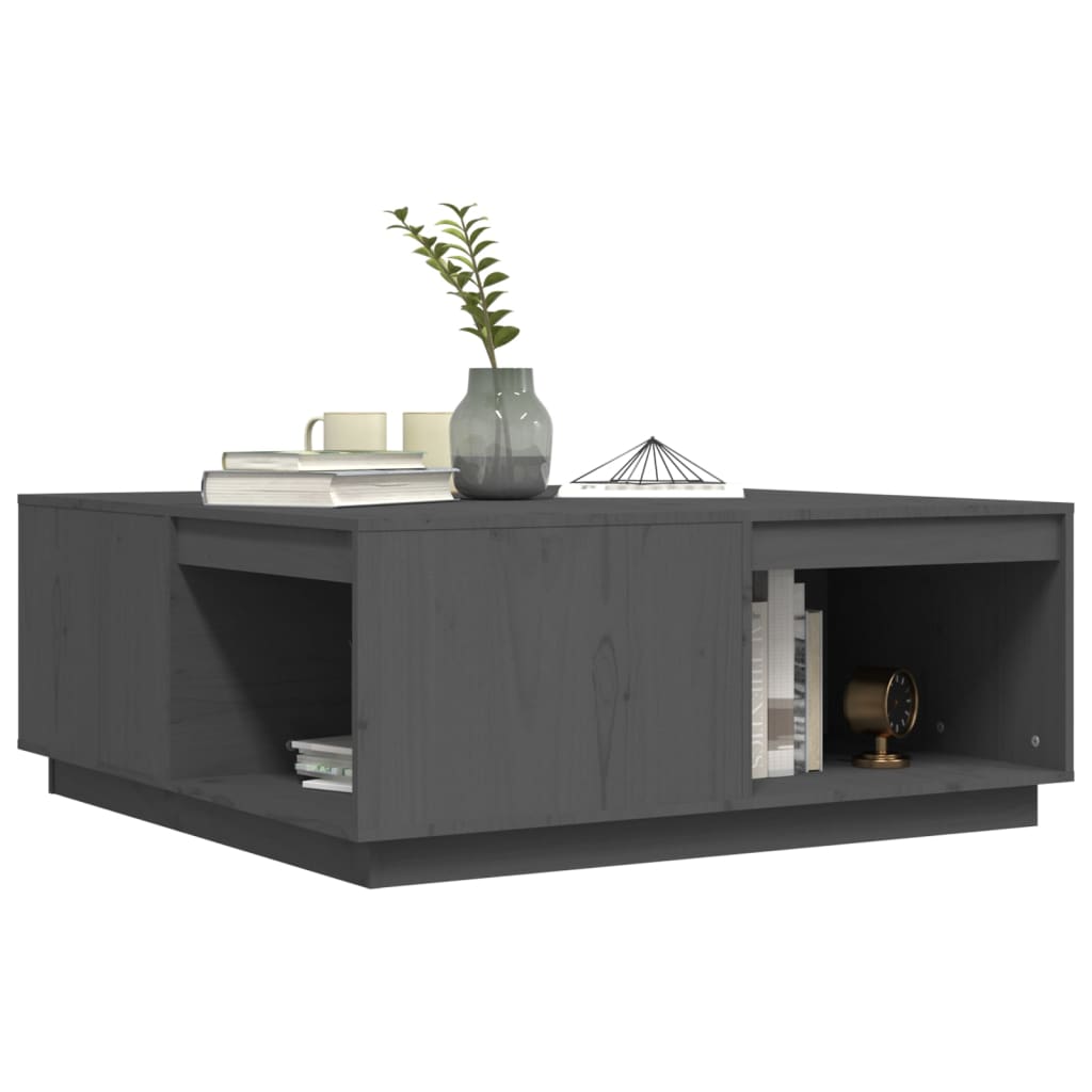 Salontafel 100x101x40,5 cm massief grenenhout grijs is nu te koop bij PeponiXL, paradijselijk wonen!