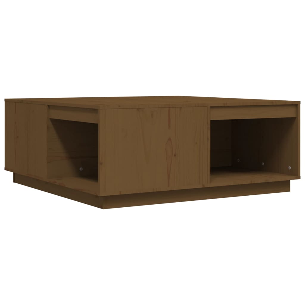 Salontafel 100x101x40,5 cm massief grenenhout honingbruin is nu te koop bij PeponiXL, paradijselijk wonen!