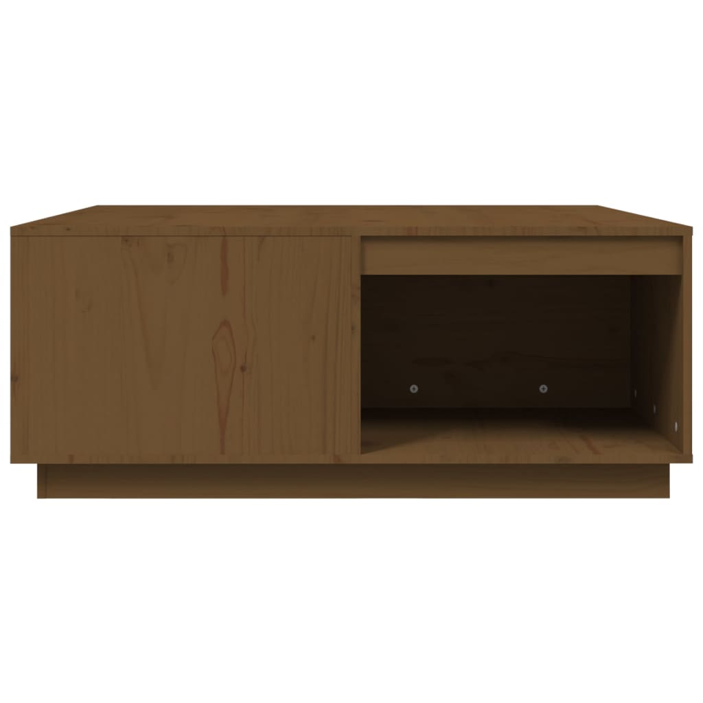 Salontafel 100x101x40,5 cm massief grenenhout honingbruin is nu te koop bij PeponiXL, paradijselijk wonen!