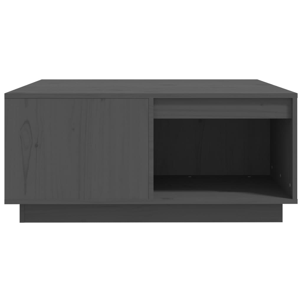 Salontafel 80x81x36,5 cm massief grenenhout grijs is nu te koop bij PeponiXL, paradijselijk wonen!