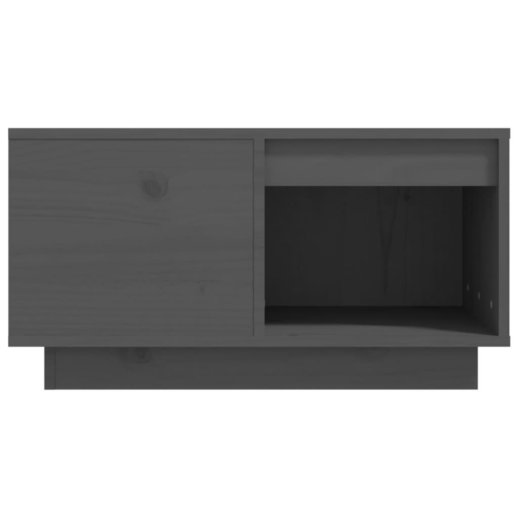 Salontafel 60x61x32,5 cm massief grenenhout grijs is nu te koop bij PeponiXL, paradijselijk wonen!