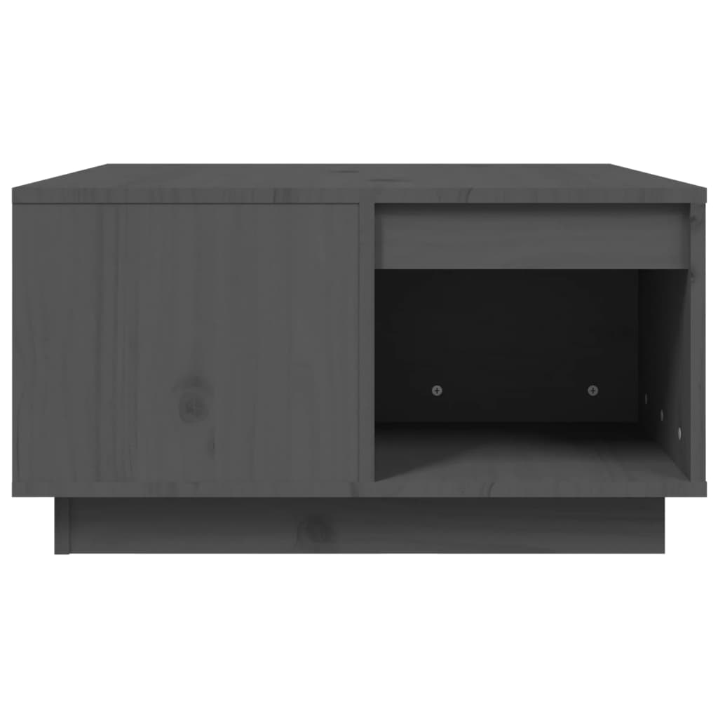 Salontafel 60x61x32,5 cm massief grenenhout grijs is nu te koop bij PeponiXL, paradijselijk wonen!