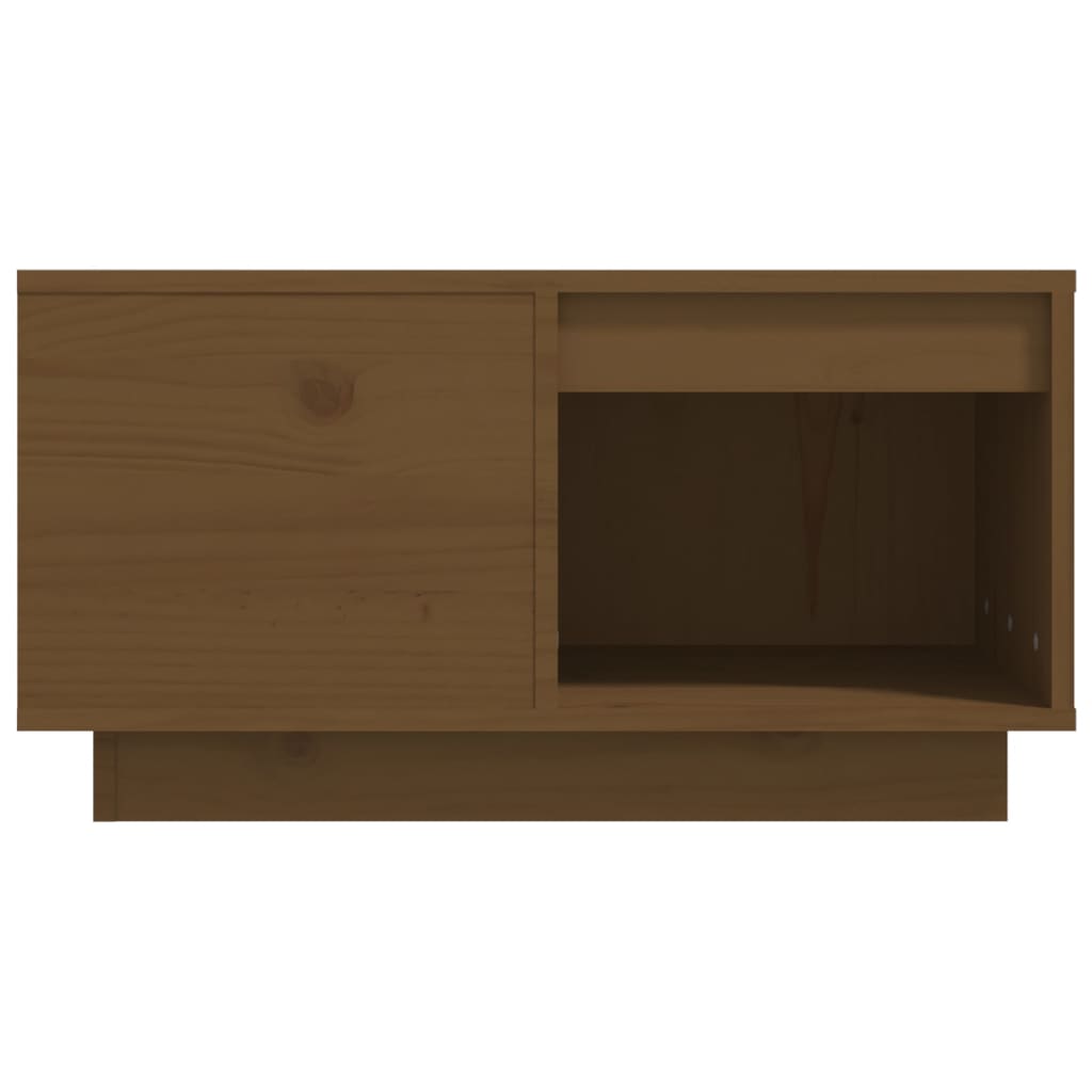 Salontafel 60x61x32,5 cm massief grenenhout honingbruin is nu te koop bij PeponiXL, paradijselijk wonen!