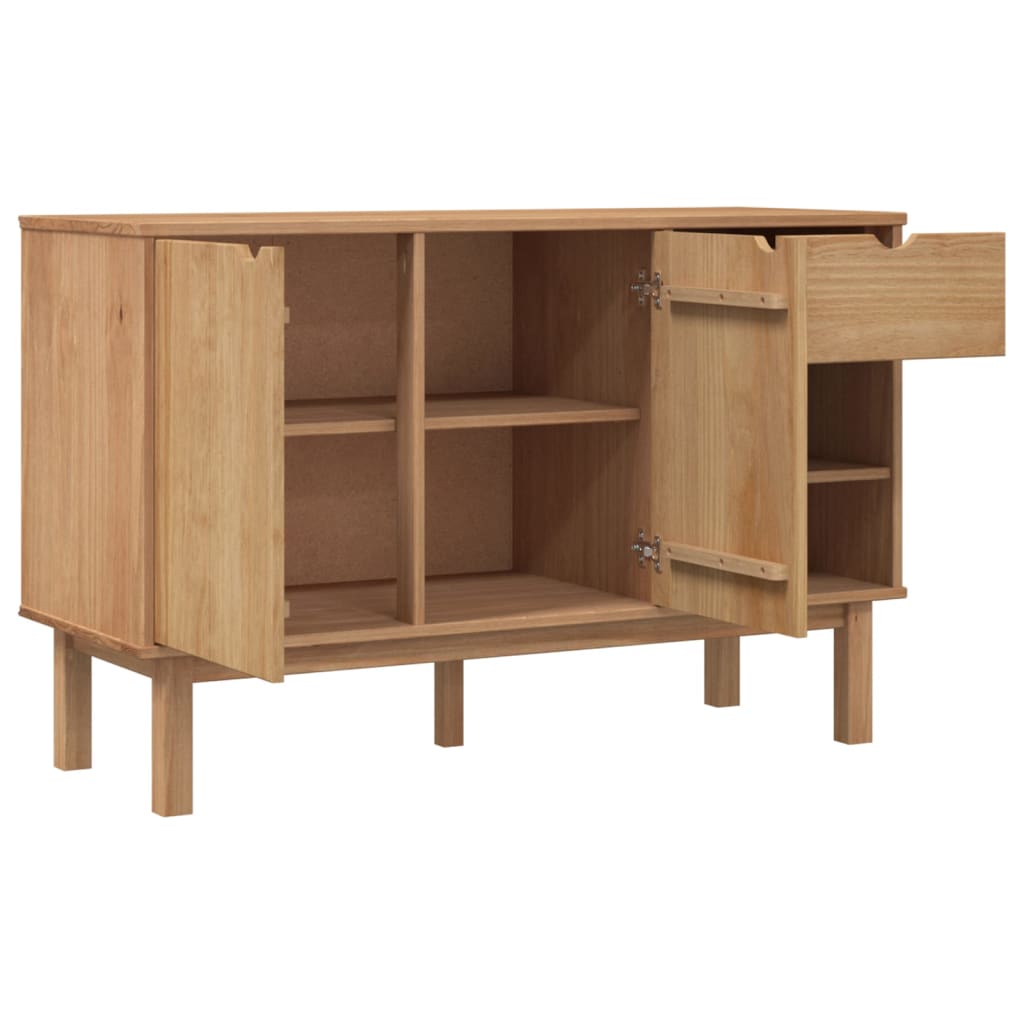 Dressoir OTTA 114x43x73,5 cm massief grenenhout is nu te koop bij PeponiXL, paradijselijk wonen!