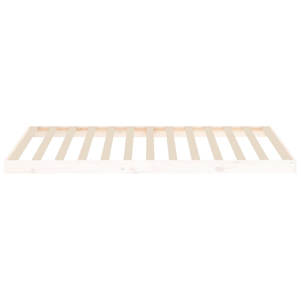 Bedframe massief grenenhout wit 100x200 cm is nu te koop bij PeponiXL, paradijselijk wonen!
