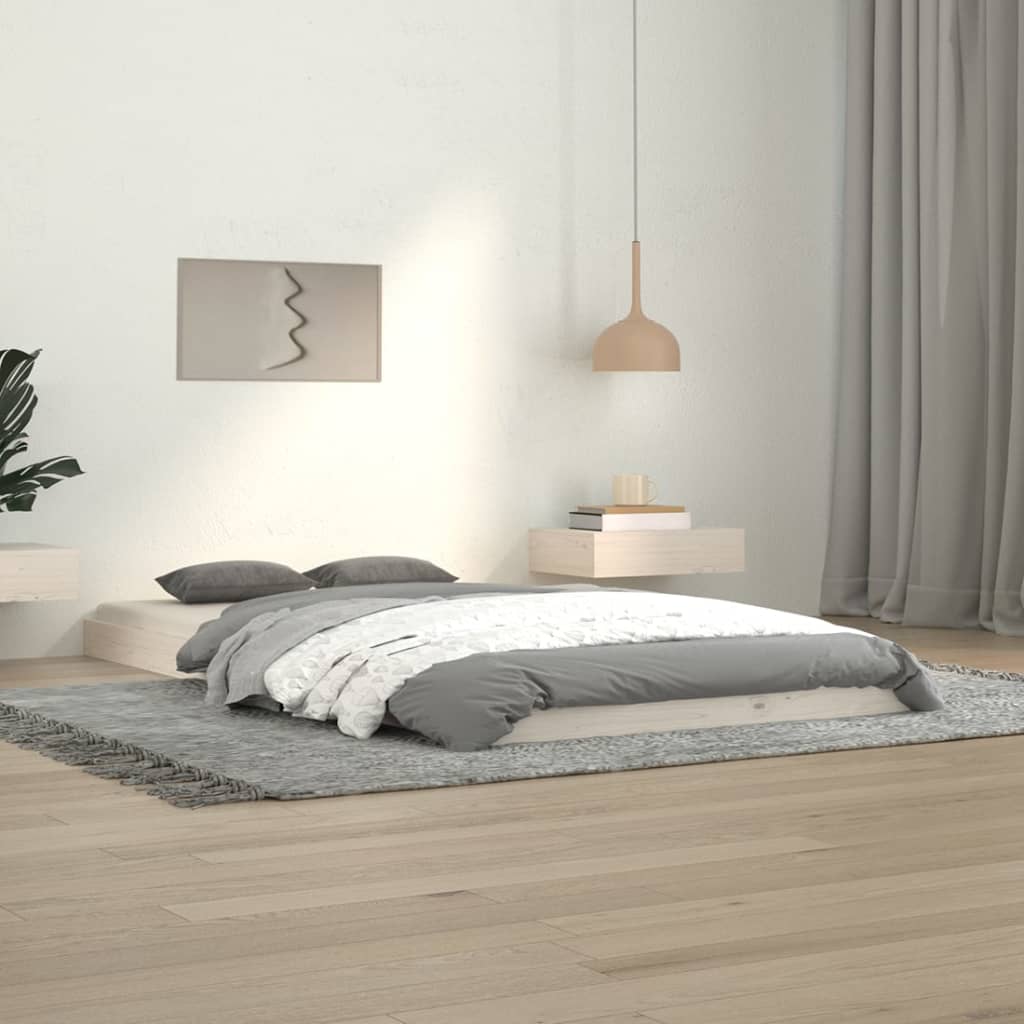 Bedframe massief grenenhout wit 100x200 cm is nu te koop bij PeponiXL, paradijselijk wonen!