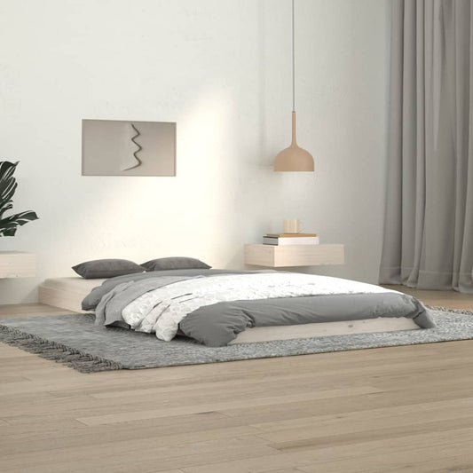 Bedframe massief grenenhout wit 100x200 cm is nu te koop bij PeponiXL, paradijselijk wonen!