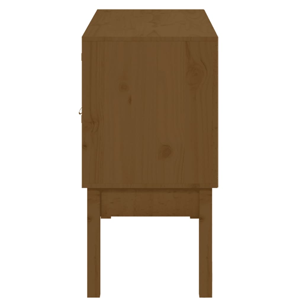 Dressoir 110x40x78 cm massief grenenhout honingbruin is nu te koop bij PeponiXL, paradijselijk wonen!