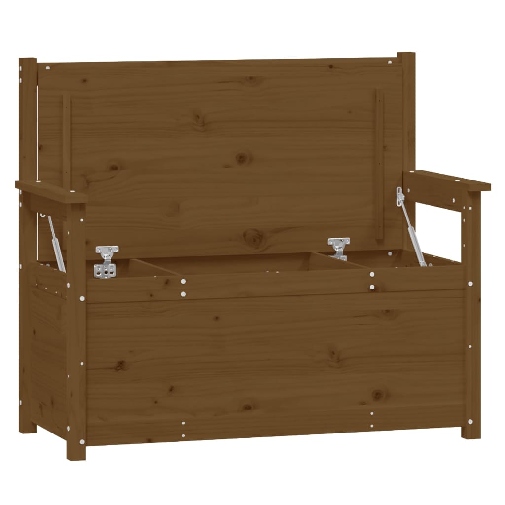 Bankje 112,5x51,5x96,5 cm massief grenenhout honingbruin is nu te koop bij PeponiXL, paradijselijk wonen!