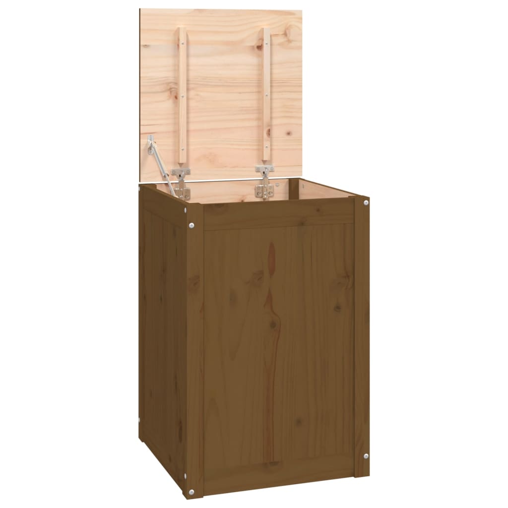 Wasmand 44x44x66 cm massief grenenhout honingbruin is nu te koop bij PeponiXL, paradijselijk wonen!