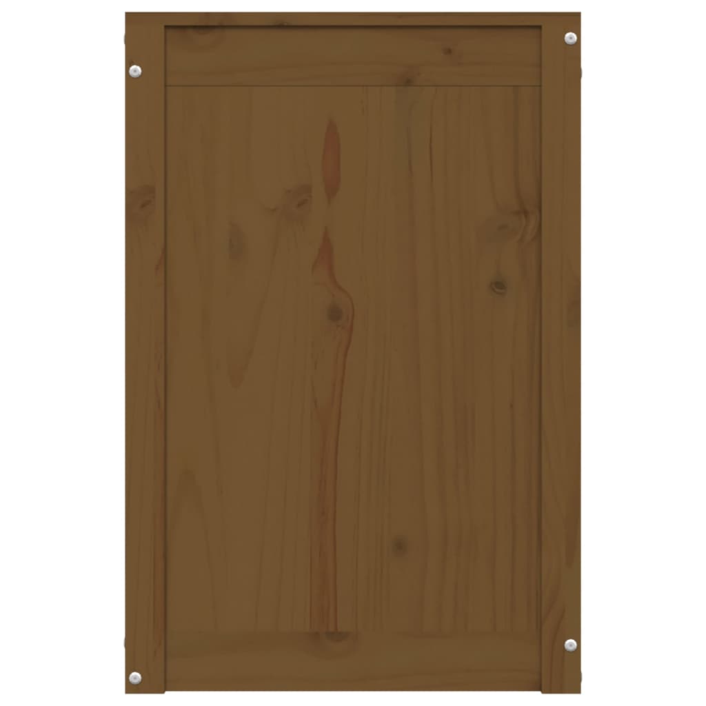 Wasmand 44x44x66 cm massief grenenhout honingbruin is nu te koop bij PeponiXL, paradijselijk wonen!