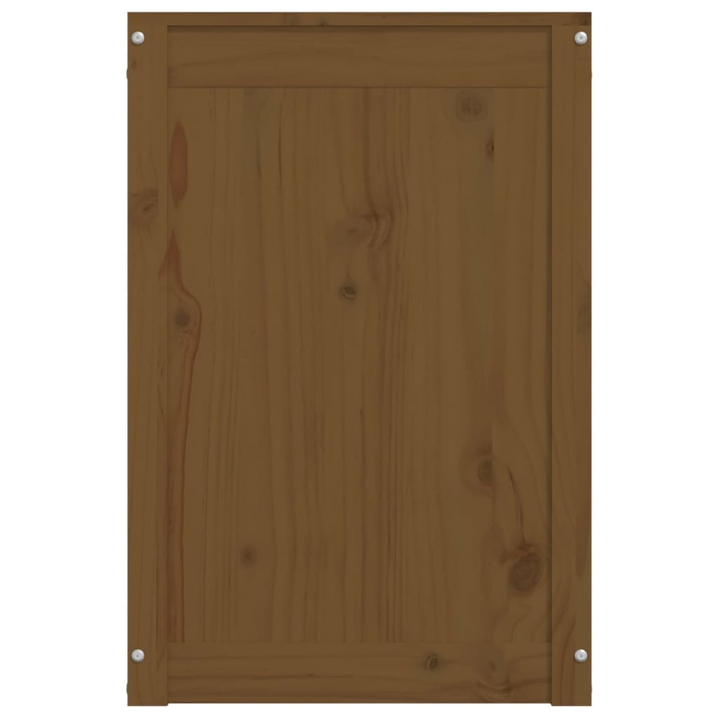 Wasmand 44x44x66 cm massief grenenhout honingbruin is nu te koop bij PeponiXL, paradijselijk wonen!