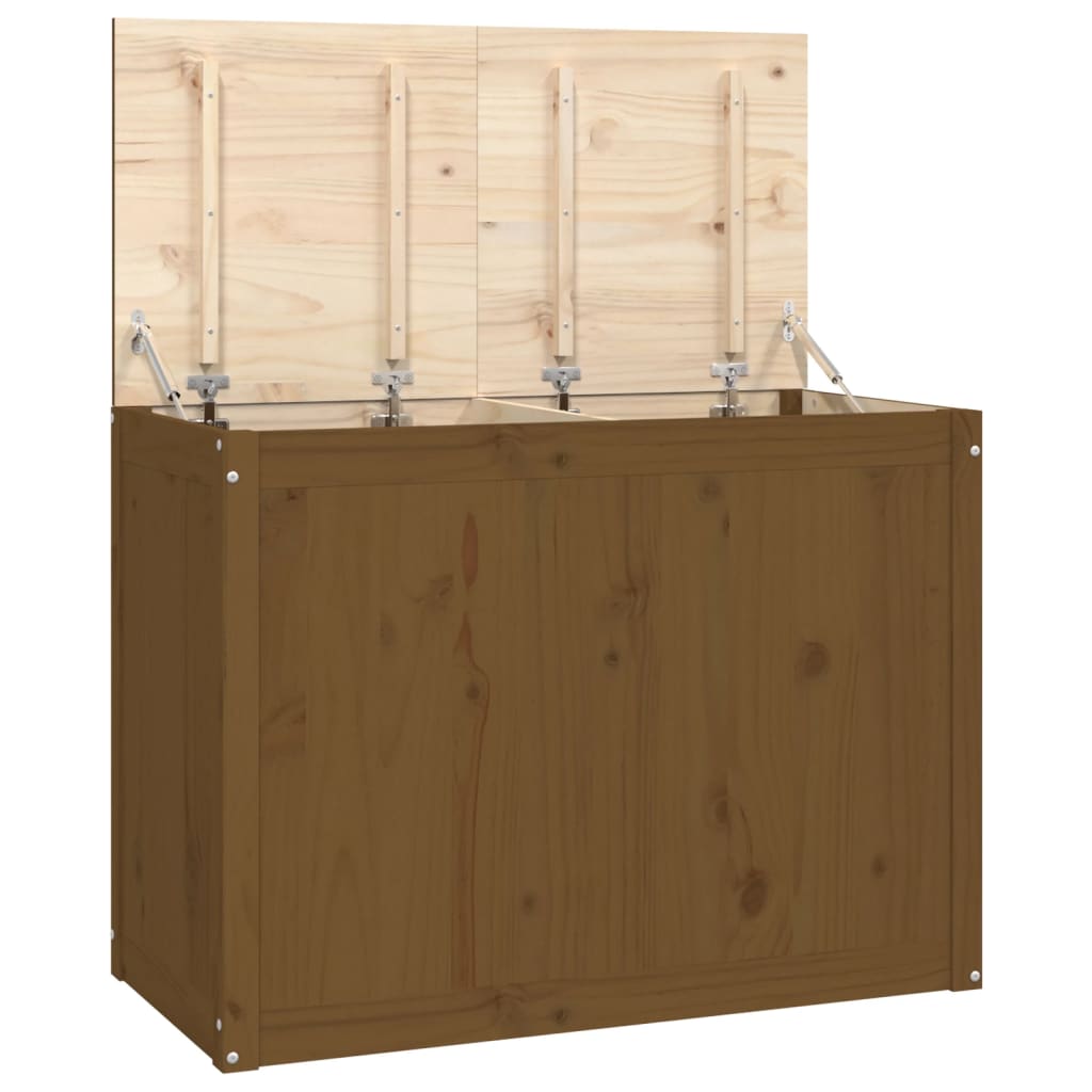 Wasmand 88,5x44x66 cm massief grenenhout honingbruin is nu te koop bij PeponiXL, paradijselijk wonen!