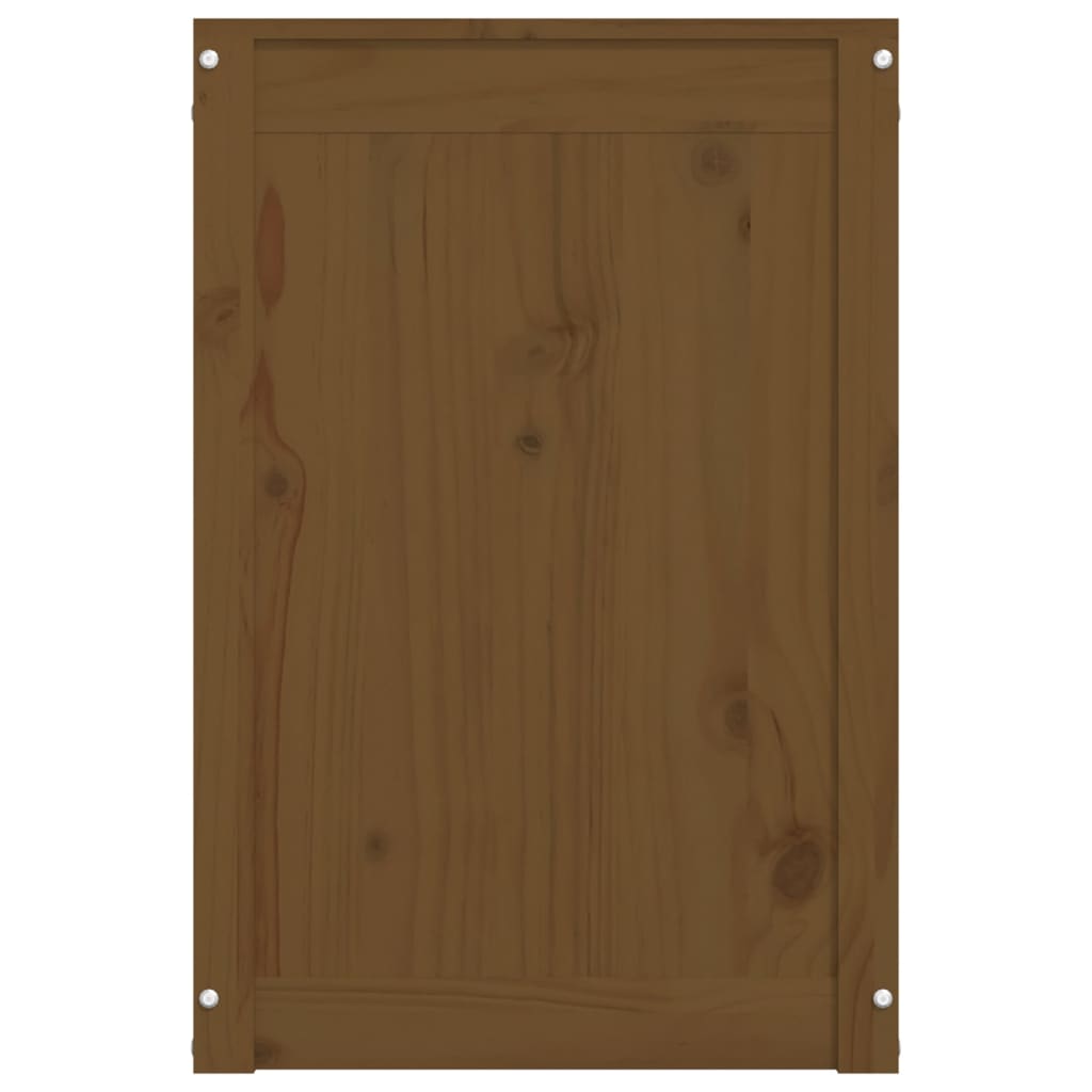 Wasmand 88,5x44x66 cm massief grenenhout honingbruin is nu te koop bij PeponiXL, paradijselijk wonen!