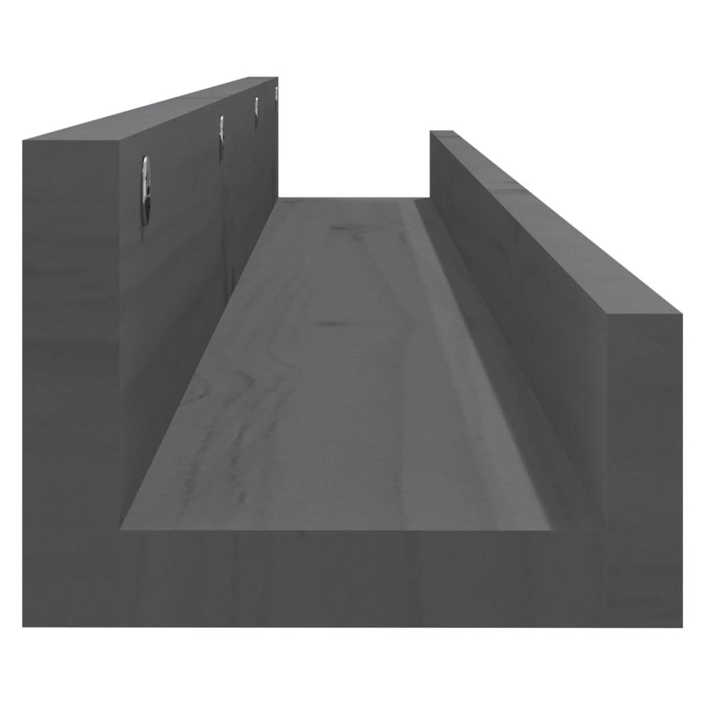 Wandschappen 2 st 110x12x9 cm massief grenenhout grijs is nu te koop bij PeponiXL, paradijselijk wonen!