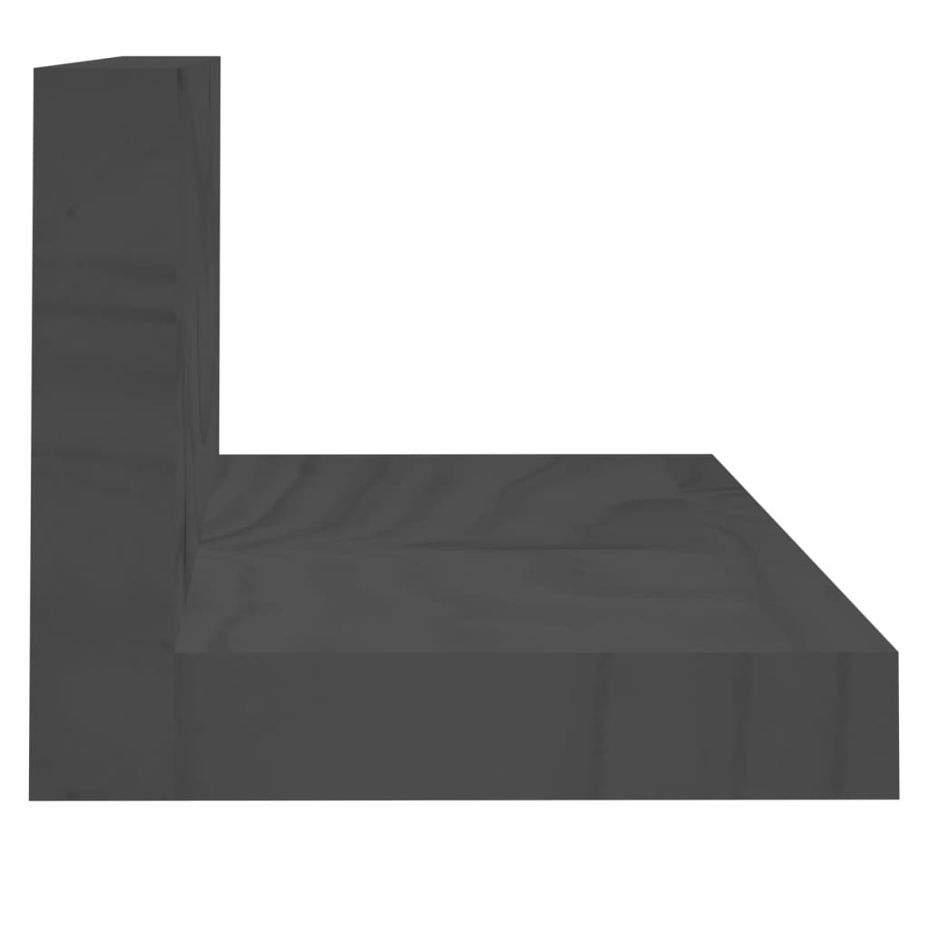 Wandkasten 2 st 80x11x9 cm massief grenenhout grijs is nu te koop bij PeponiXL, paradijselijk wonen!