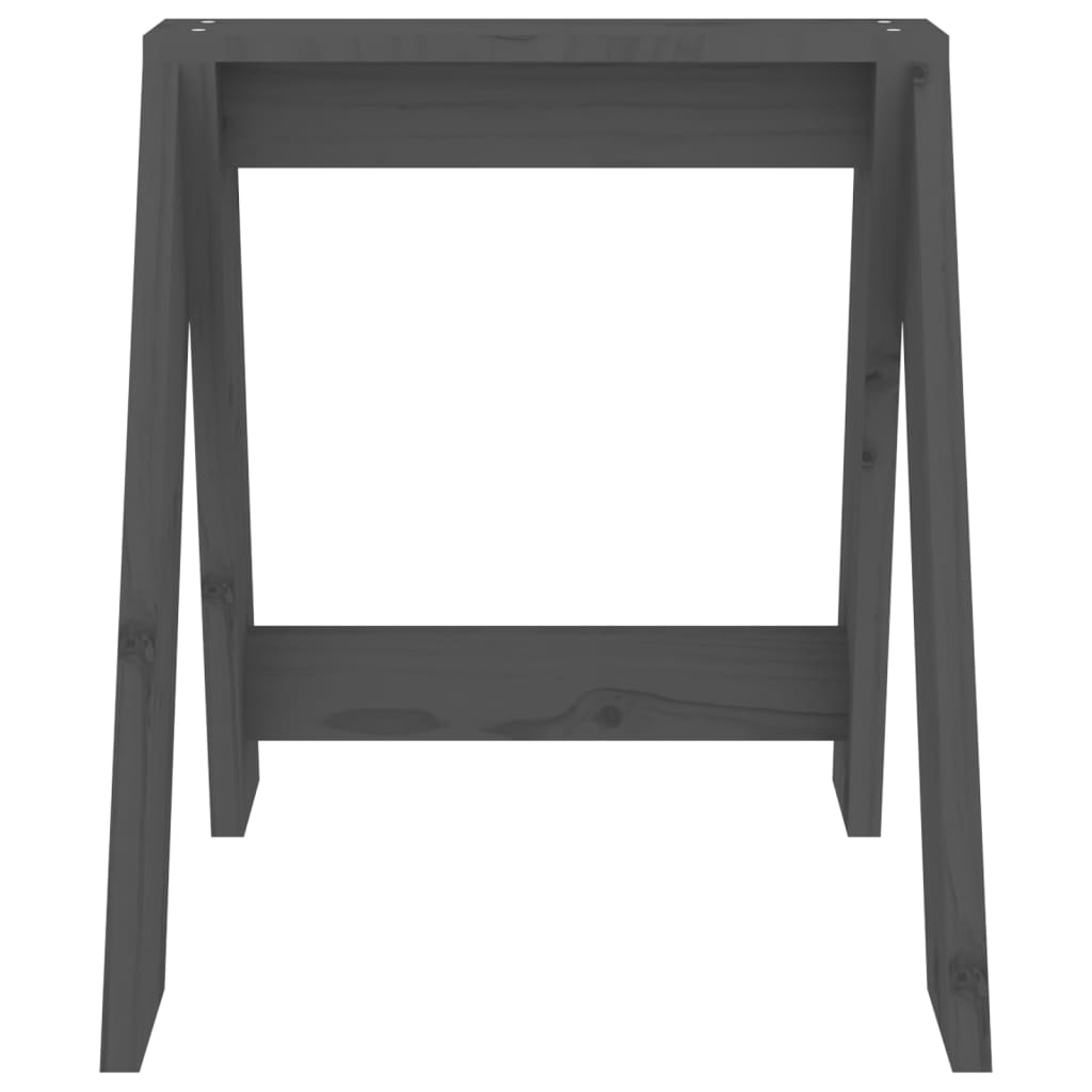 Krukken 2 st 40x40x45 cm massief grenenhout grijs is nu te koop bij PeponiXL, paradijselijk wonen!