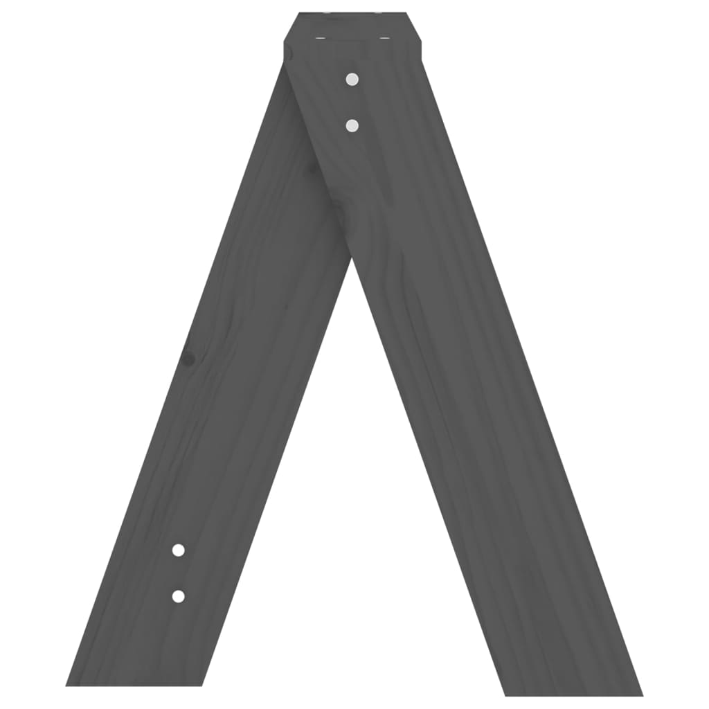 Krukken 2 st 40x40x45 cm massief grenenhout grijs is nu te koop bij PeponiXL, paradijselijk wonen!