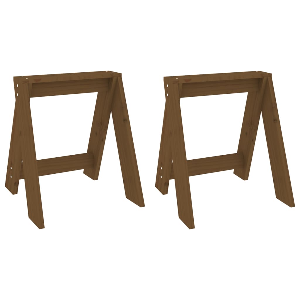 Krukken 2 st 40x40x45 cm massief grenenhout honingbruin is nu te koop bij PeponiXL, paradijselijk wonen!