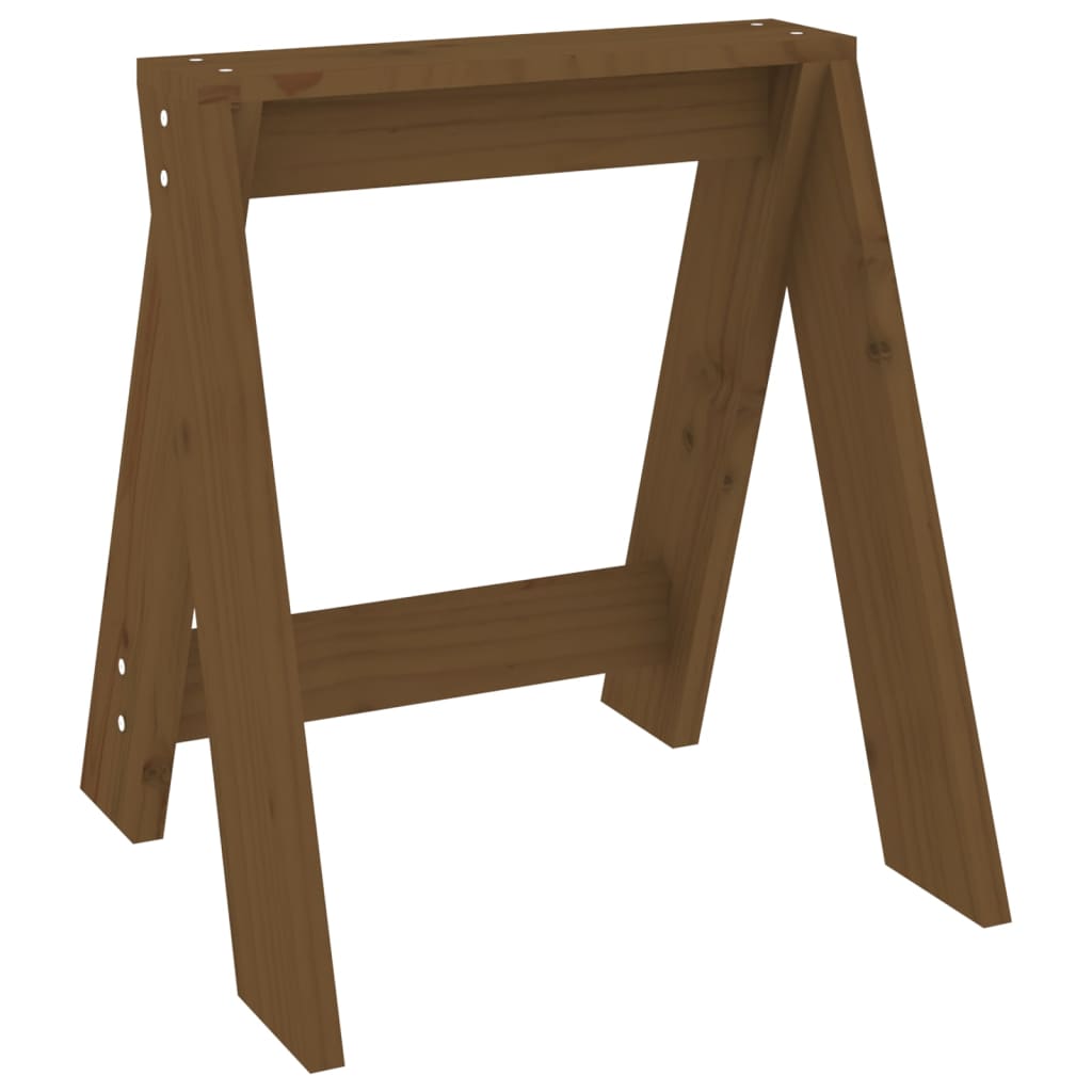 Krukken 2 st 40x40x45 cm massief grenenhout honingbruin is nu te koop bij PeponiXL, paradijselijk wonen!