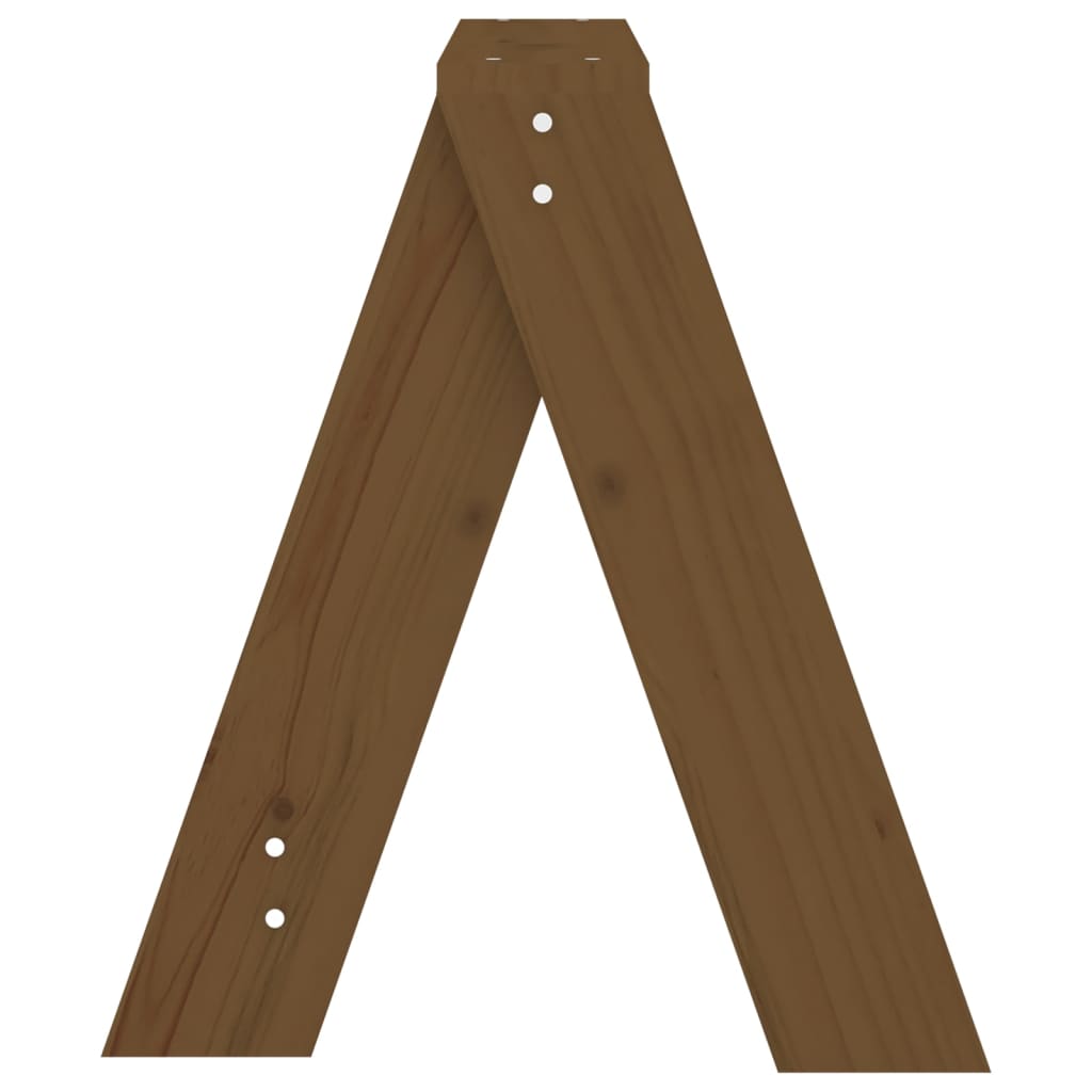 Krukken 2 st 40x40x45 cm massief grenenhout honingbruin is nu te koop bij PeponiXL, paradijselijk wonen!