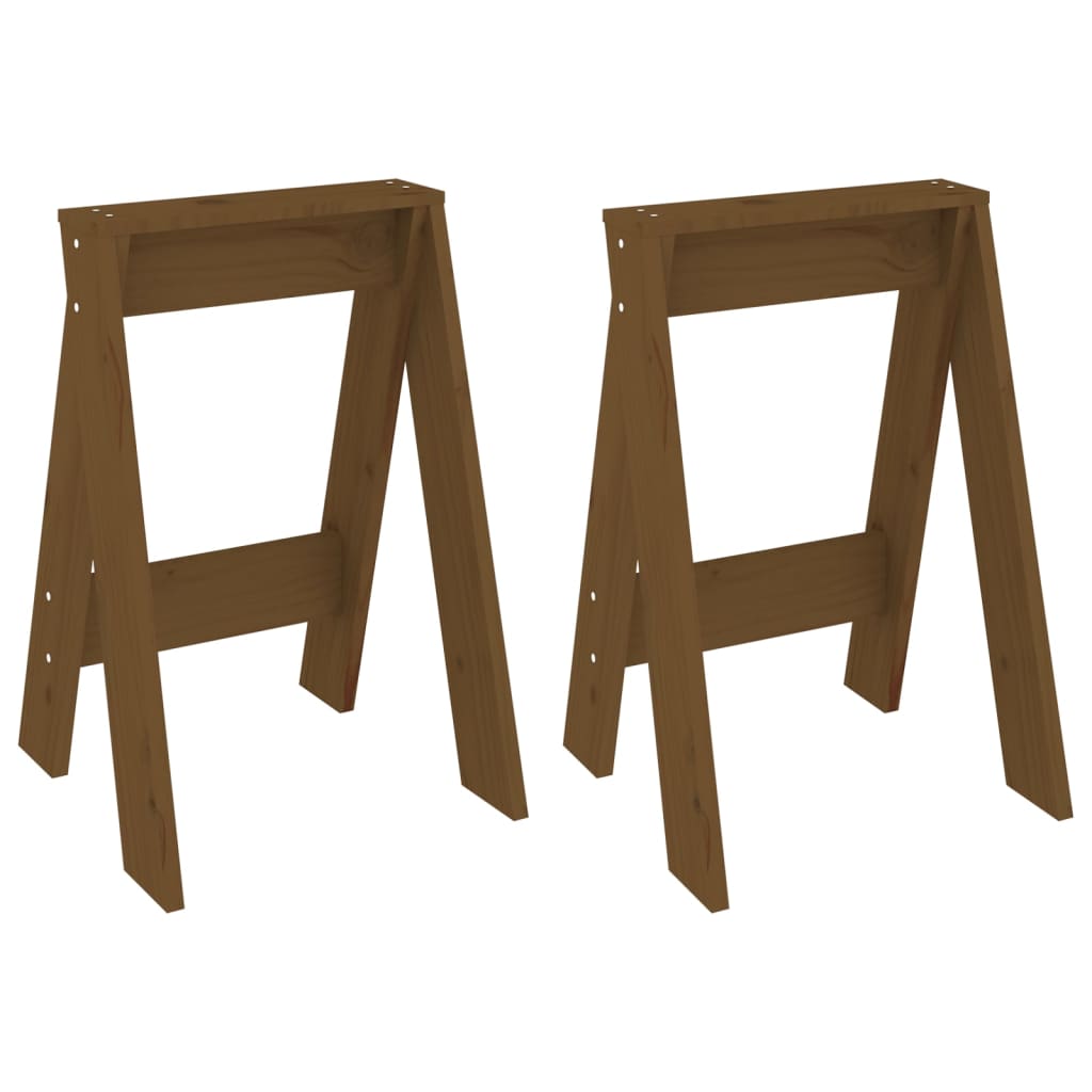 Krukken 2 st 40x40x60 cm massief grenenhout honingbruin is nu te koop bij PeponiXL, paradijselijk wonen!