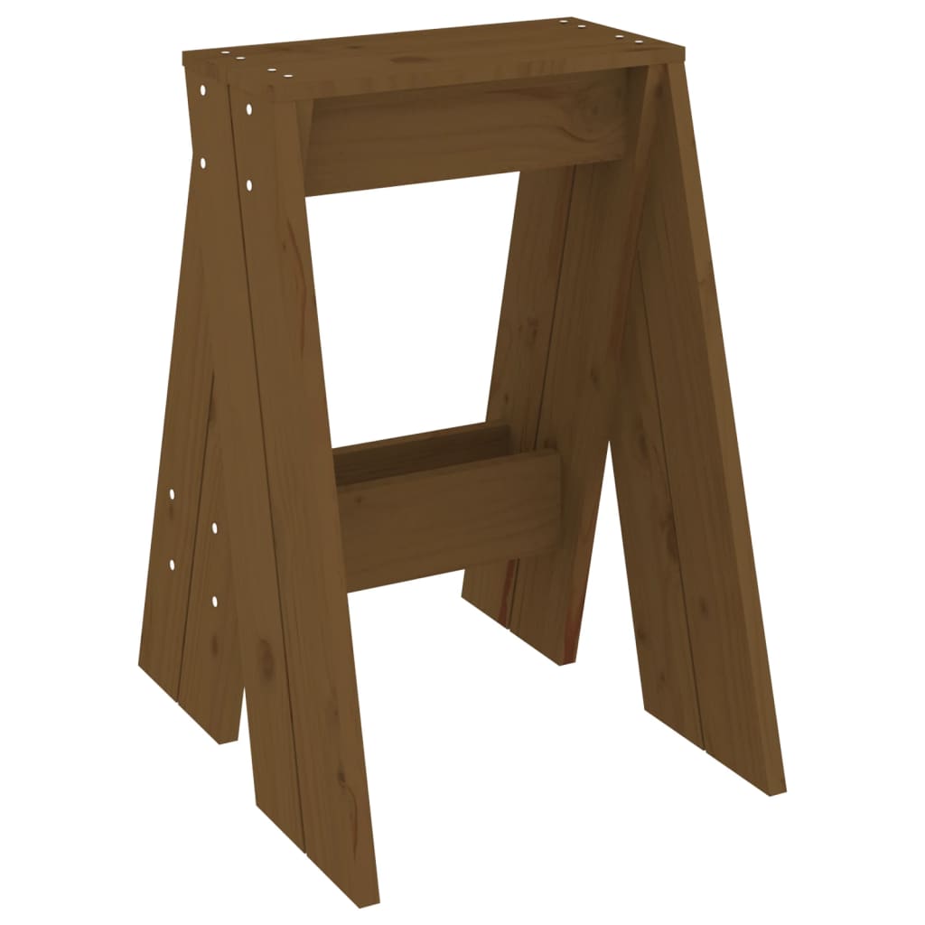 Krukken 2 st 40x40x60 cm massief grenenhout honingbruin is nu te koop bij PeponiXL, paradijselijk wonen!