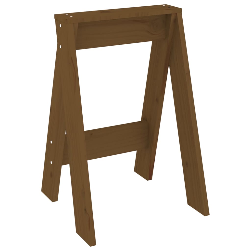 Krukken 2 st 40x40x60 cm massief grenenhout honingbruin is nu te koop bij PeponiXL, paradijselijk wonen!