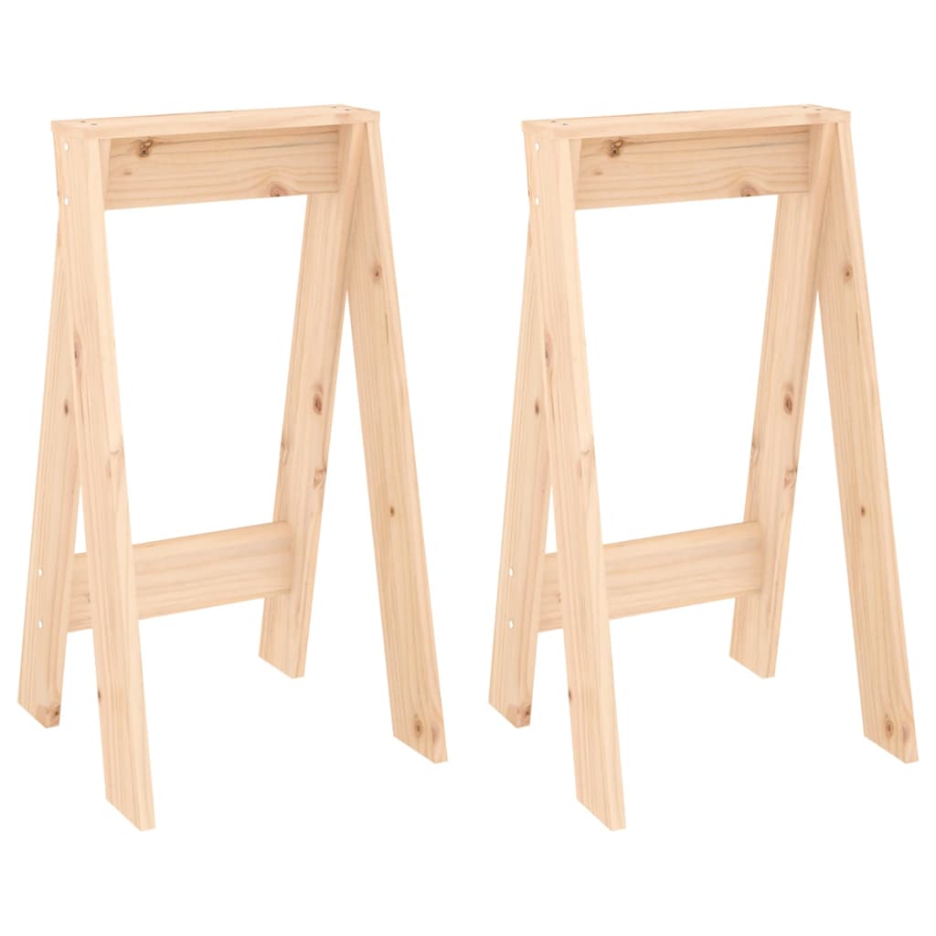 Krukken 2 st 40x40x75 cm massief grenenhout is nu te koop bij PeponiXL, paradijselijk wonen!