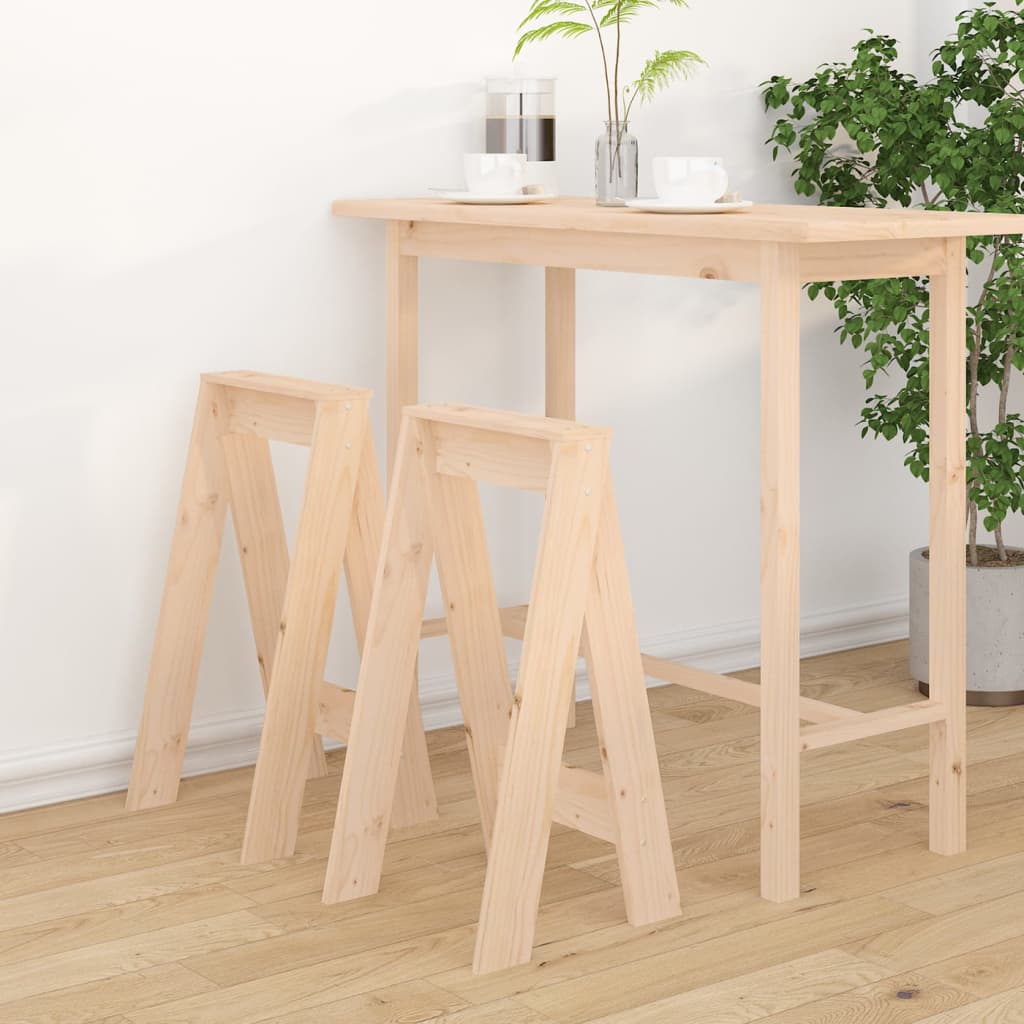 Krukken 2 st 40x40x75 cm massief grenenhout is nu te koop bij PeponiXL, paradijselijk wonen!